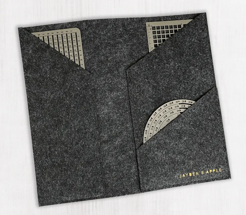 JA Journal Stencil - Essential Set - Silver